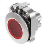 EAO Series 45 Momentary Red LED Pushbutton Actuator, IP20, IP40, IP66, IP67, IP69K, 30.5 (Dia.)mm, Panel Mount, 500V