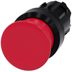 Red Push Button Head - Momentary, SIRIUS ACT Series, 22mm Cutout, Round