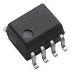 Broadcom, ACPL-054L-060E Phototransistor Output Dual Optocoupler, Surface Mount, 8-Pin
