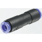 SMC Tube-to-Tube KC Pneumatic Straight Tube-to-Tube Adapter, Push In 8 mm to Push In 8 mm