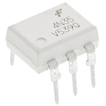 onsemi, 4N35VM DC Input Transistor Output Optocoupler, Through Hole, 6-Pin DIP