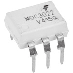 onsemi, MOC3022TVM AC Input Phototriac Output Optocoupler, Through Hole, 6-Pin DIP