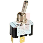 Carling Technologies SPST Toggle Switch, Latching, Panel Mount