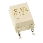 Toshiba, TLP185(Y,SE(T DC Input Phototransistor Output Optocoupler, Surface Mount, 4-Pin SO6