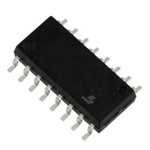 Toshiba, TLP293-4(E(T DC Input Transistor Output Quad Optocoupler, Surface Mount, 16-Pin SO16