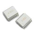 Broadcom, ACPL-352J-000E MOSFET Output Optocoupler, Surface Mount, 16-Pin