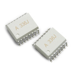 Broadcom, ACPL-336J-500E IGBT Gate Drive Output Optocoupler, Surface Mount, 16-Pin SO