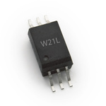 Broadcom, ACPL-W21L-500E DC Input CMOS Output Optocoupler, Surface Mount, 6-Pin SO