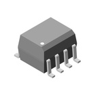 Vishay, VO207AT Phototransistor Output Optocoupler, Surface Mount, 8-Pin