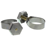 Unex Brass (Bolt), Stainless Steel Thumb Hex Unex, 11mm Band Width, 25mm - 30mm Inside Diameter
