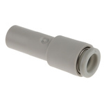 SMC Tube-to-Tube KQ2 Pneumatic Straight Tube-to-Tube Adapter, Plug In 6 mm to Plug In 8 mm