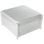RS PRO Grey Fibreglass Enclosure, IP67, Grey Lid, 300 x 300 x 175mm