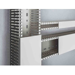 Rittal PVC Cable Duct for Use with Cable Management Mounting Plate and Section, 2000 x 50 x 80mm