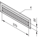 nVent SCHROFF Steel Cable Entry Panel for Use with Cabinet, 600 x 589 x 553mm