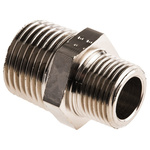 Legris LF3000 20 bar Brass Pneumatic Straight Threaded Adapter, R 3/8 Male To R 1/2 Male