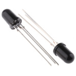 BPV11F Vishay, 30 ° IR Phototransistor, Through Hole 2-Pin 5mm (T-1 3/4) package