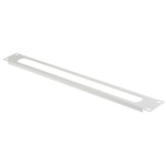 RS PRO Steel Cable Entry Panel for Use with 1U Rack Unit, 483 mm x 9 mm x 1 Uin