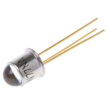 BPW77NA Vishay, ±10 ° IR + Visible Light Phototransistor, Through Hole 3-Pin TO-18 package