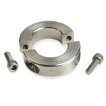 Ruland Shaft Collar Two Piece Clamp Screw, Bore 28mm, OD 48mm, W 15mm, Stainless Steel
