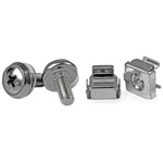StarTech.com Mounting Screws and Cage Nuts for Use with Server Racks and Cabinets, M5 Thread, 50 Piece(s), 12 x 5 x 25mm