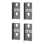 APC Easy Rack Series Mounting Bracket for Use with Power Distribution Unit, M6 Thread, 4 Piece(s)