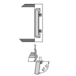 nVent SCHROFF Front Handle, 102 x 40 x 12.2mm