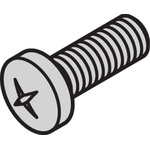 nVent SCHROFF Screw for Use with Eurorack, Front Panels, Novastar, Varistar, Varistar CP, M6 Thread, 100 Piece(s)