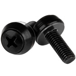 StarTech.com CABS Series Screw for Use with Rack Mounting, M6mm Thread, 100 Piece(s), 0.1 x 0.1 x 0.1in