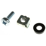 nVent SCHROFF Assembly Screw Pack for Use with 19-Inch Enclosure, 19-Inch Front Panel, M6 x 16 Thread
