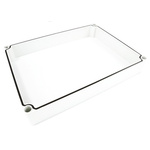 Fibox Polycarbonate Enclosure Lid for Use with EK Enclosure, 380 x 280 x 50mm