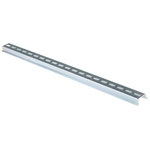 RS PRO Steel Perforated DIN Rail, Deep Top Hat Compatible, 500mm x 35mm x 15mm