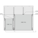 nVent SCHROFF MultipacPRO Series 2U Rack Mount Chassis