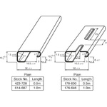 Legrand Steel Perforated DIN Rail, G Compatible, 2m x 32mm x 15mm