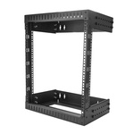 StarTech.com Black 12U Steel Server Rack , with 2-Post Frame