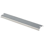 RS PRO Steel Unperforated DIN Rail, Top Hat Compatible, 225mm x 35mm x 7.5mm