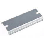 Fibox Steel Unperforated DIN Rail, Top Hat Compatible, 80mm x 35mm x 8mm