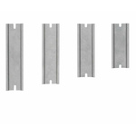 RS PRO Unperforated DIN Rail, Top Hat Compatible, 135mm x 35mm x 7.5mm