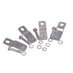 RS PRO Stainless Steel for Use with RS PRO Aluminium Enclosure, 51 x 16 x 28.5mm