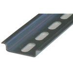 RS PRO Zinc Plated Steel Slotted DIN Rail, Terminal Block Compatible, 2000mm x 35mm x 8mm