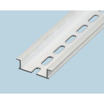 Toyogiken Aluminium Slotted DIN Rail, Top Hat Compatible, 1m x 35mm x 10mm