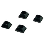 Bopla Plastic Self-Adhesive Feet for Use with Alu-Topline Enclosures, 13 x 13 x 5.8mm