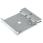 Hammond 1427 Series Aluminium DIN Rail Clip for Use with 35 mm DIN Rail, 42 x 8 x 51.36mm