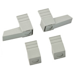 Bopla ABS Feet for Use with Ultramas Enclosures, 17 x 22 x 58mm
