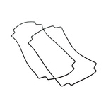 Hammond Silicone Gasket for Use with 1554 & 1555 H, H2 & T2 Enclosures, T