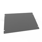 Hammond 1441 Series Steel Bottom Plate for Use with Steel Chassis, 8 x 12 x 2in