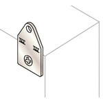 ABB SR/SRN Series Stainless Steel Wall Bracket for Use with SRX Enclosure