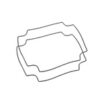 Hammond 1557 Series Polycarbonate Gasket for Use with 1557 Series