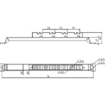 Schneider Electric NSYAS Series Locking System for Use with Spacial SF, 66 x 600mm
