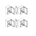 Schneider Electric Coupling Kit for Use with Enclosures, 200x800x12mm