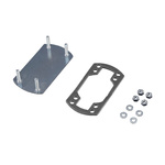 Rittal CP Series Sheet Steel Cover Plate for Use with Support Arm Connection, 120 x 65mm